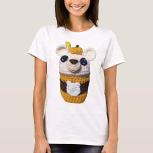 Hello Fall! Pumpkin Spice Latte Bear Amigurumi T-Shirt