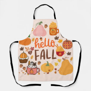 Hello Fall Pumpkins Apron