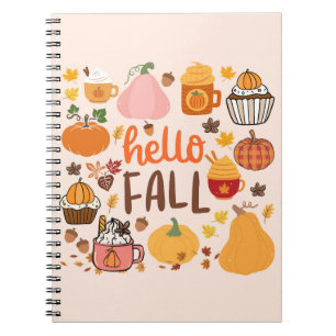 Hello Fall Pumpkins Notebook