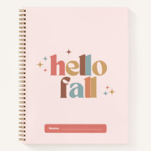 Hello Fall Retro Typography