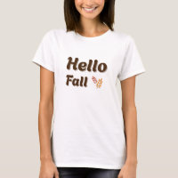 Hello Fall - Rustic Harvest Wheat Autumn Design