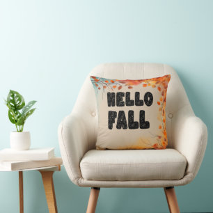 Hello Fall - Thanksgiving Cushion