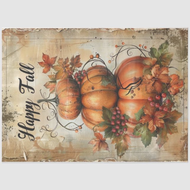 Hello Fall Tissue Paper (Front)