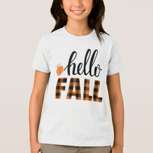 Hello Fall Tri-Blend Shirt