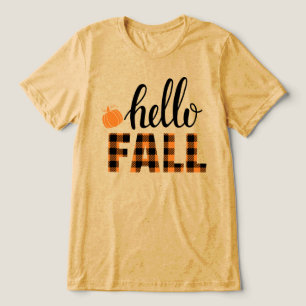 Hello Fall Tri-Blend Shirt