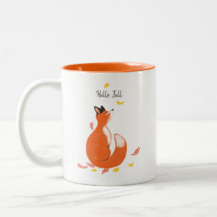 Hello, Fall Two-Tone Coffee Mug