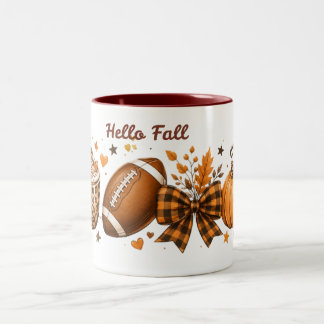 Hello Fall Two-Tone Mug  