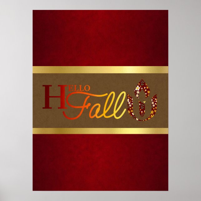 Hello fall Unitarian Universalism Poster (Front)