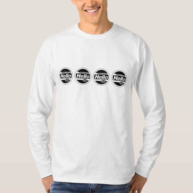 Hello Fella Rally Lights T-Shirt (Front)