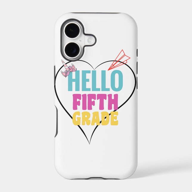 Hello Fifth Grade | Cool design for 5th-grade (Back)