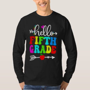 Hello Fifth Grade Team 5th Grade Back To School Te T-Shirt