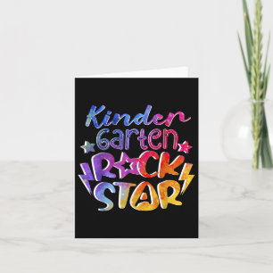 Hello First Day Of Kindergarten Super Star Cl Of 2 Card