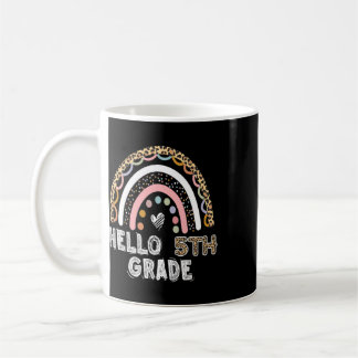 Hello First Grade 1st Grade Byck To School  Coffee Mug