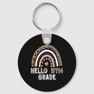 Hello First Grade 1st Grade Byck To School  Key Ring