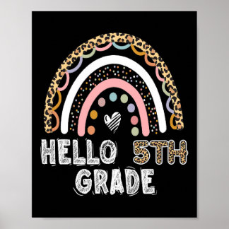 Hello First Grade 1st Grade Byck To School  Poster