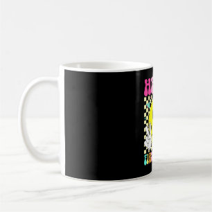 Hello first grade retro smile face back to school coffee mug