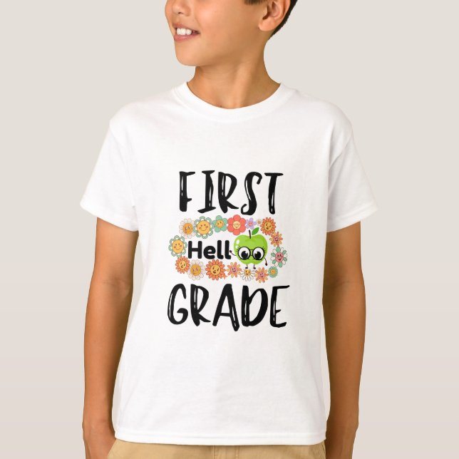 Hello First Grade T-Shirt (Front)