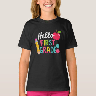 Hello First Grade Team 1st Grade Back to School T-Shirt