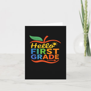 Hello First Grade Team 1st Grade Back To School Te Card