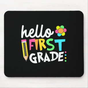 Hello First Grade Team 1st Grade Back To School Te Mouse Mat