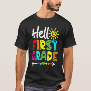 Hello First Grade Team 1st Grade Back To School Te T-Shirt