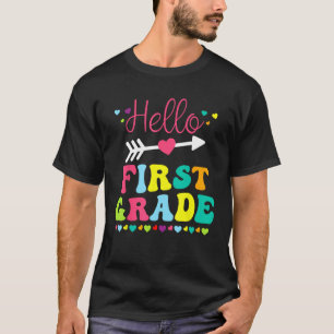Hello First Grade Team 1st Grade Back to School Te T-Shirt