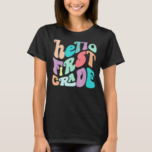 Hello First Grade Team 1st Grade Back To School Te T-Shirt