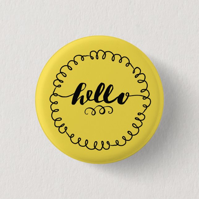 Hello Flair Pin (Front)