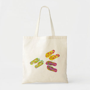 Hello Flip Flops Tote Bag