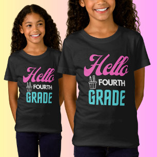 Hello Fourth Grade, Back To School T-Shirt