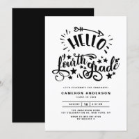 Hello Fourth Grade | Black Third Grade Graduation