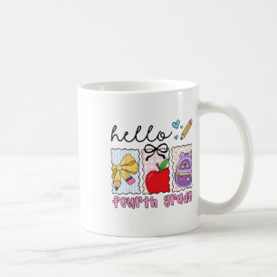 Hello Fourth Grade Coquette 4th Grade Back To Scho Coffee Mug