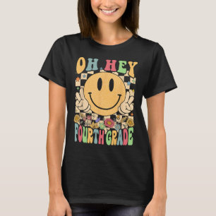 Hello Fourth Grade Teachers Student 4th Grade Back T-Shirt