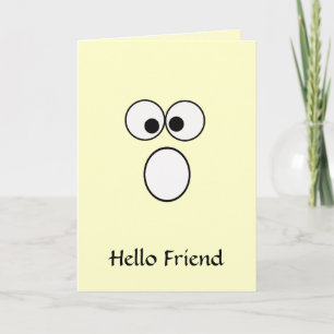 Hello Friend 5 Greeting Card
