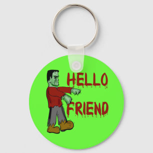Hello Friend Creepy Frankenstein T shirts, Hoodies Key Ring