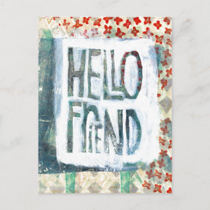 Hello Friend Postcard