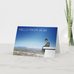 Hello From Afar Friendship Card