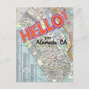 Hello from Alameda Postcard