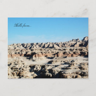 Hello from... Badlands National Park Postcard