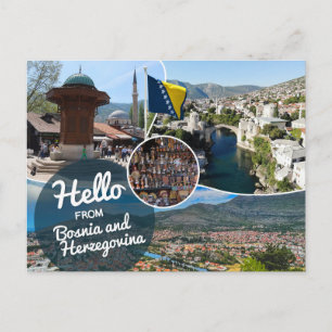 Hello From Bosnia and Herzegovina Postcard
