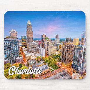 Hello From Charlotte, North Carolina, USA Mouse Mat
