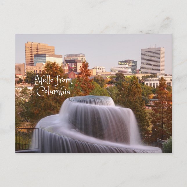 Hello from Columbia, South Carolina Postcard (Front)