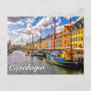 Hello From Copenhagen, Denmark Postcard
