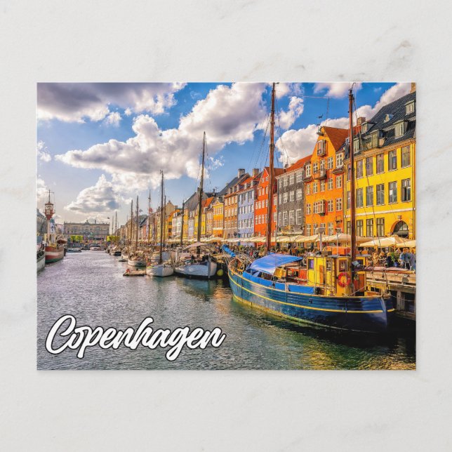 Hello From Copenhagen, Denmark Postcard (Front)