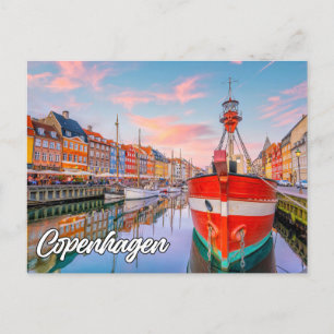 Hello From Copenhagen, Denmark Postcard
