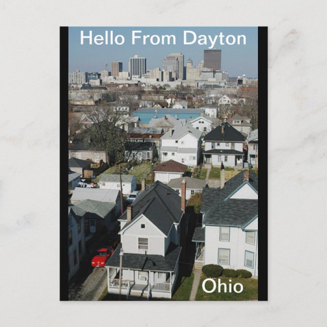 Hello From Dayton, Ohio  Postcard (Front)