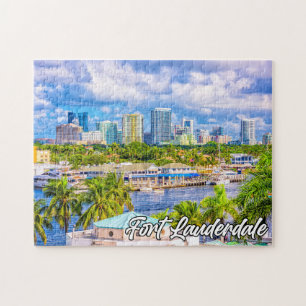 Hello From Fort Lauderdale, Florida, USA Jigsaw Puzzle