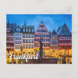 Hello From Frankfurt, Germany Postcard