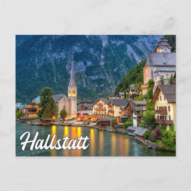 Hello From Hallstatt, Austria Postcard (Front)