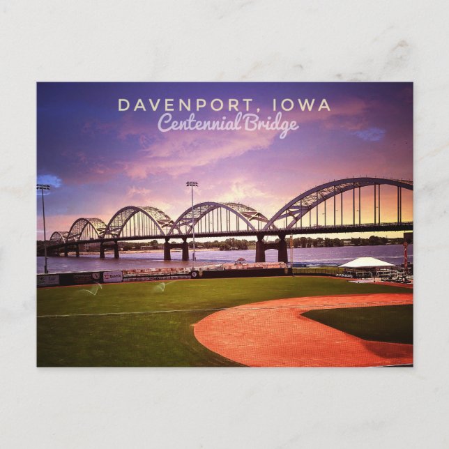 Hello From Iowa Postcard (Front)